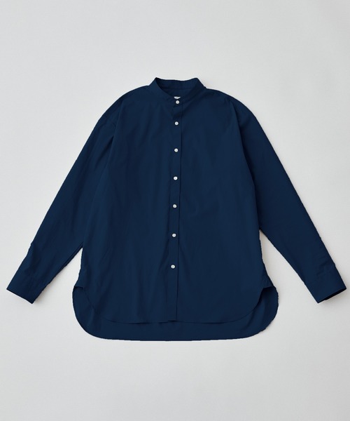 UNITED TOKYO(ユナイテッドトウキョウ)の「QUICKDRYリラックスバンドカラーシャツ(シャツ/ブラウス・メンズ・ライトグレー/ネイビー/オフホワイト・1/2/3)」の3枚目の写真