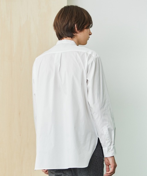 UNITED TOKYO(ユナイテッドトウキョウ)の「QUICKDRYリラックスバンドカラーシャツ(シャツ/ブラウス・メンズ・ライトグレー/ネイビー/オフホワイト・1/2/3)」の7枚目の写真