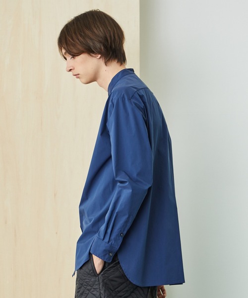 UNITED TOKYO(ユナイテッドトウキョウ)の「QUICKDRYリラックスバンドカラーシャツ(シャツ/ブラウス・メンズ・ライトグレー/ネイビー/オフホワイト・1/2/3)」の11枚目の写真