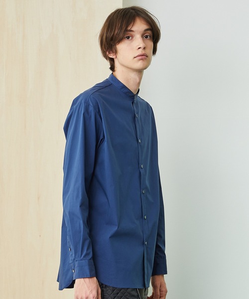 UNITED TOKYO(ユナイテッドトウキョウ)の「QUICKDRYリラックスバンドカラーシャツ(シャツ/ブラウス・メンズ・ライトグレー/ネイビー/オフホワイト・1/2/3)」の13枚目の写真