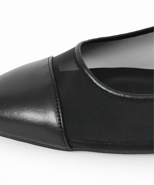 LE TALON(ルタロン)の「GRISE トゥキャップチュールフラット◆(その他シューズ・レディース・ベージュ/ブラック×ブラック/ブラウン・23cm/23.5cm/24cm/24.5cm/25cm/22.5cm)」の13枚目の写真