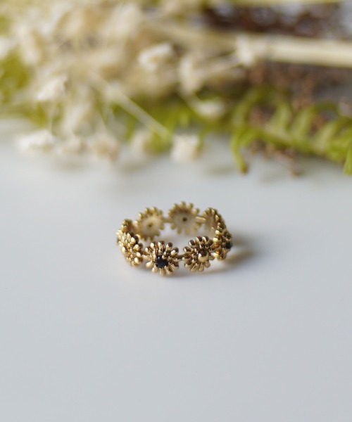 Port（ポート）の「フラワー モチーフ ピンキーリング_（リング・レディース・シルバー/ゴールド/シルバー系その他/ゴールド系その他・FREE）」の4枚目の写真