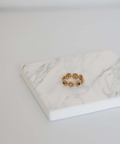 Port（ポート）の「フラワー モチーフ ピンキーリング_（リング・レディース・シルバー/ゴールド/シルバー系その他/ゴールド系その他・FREE）」の7枚目の写真