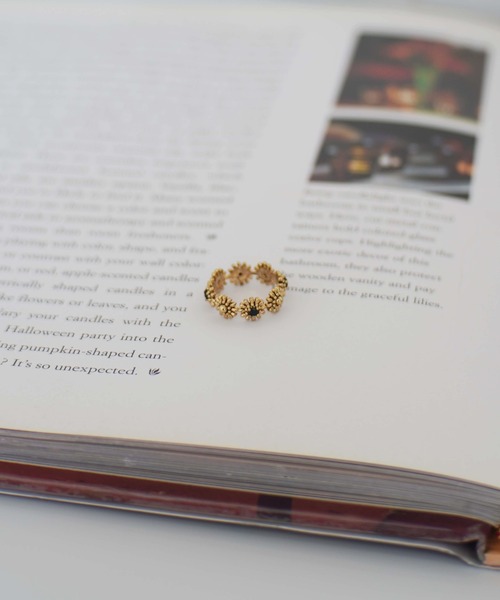 Port（ポート）の「フラワー モチーフ ピンキーリング_（リング・レディース・シルバー/ゴールド/シルバー系その他/ゴールド系その他・FREE）」の8枚目の写真