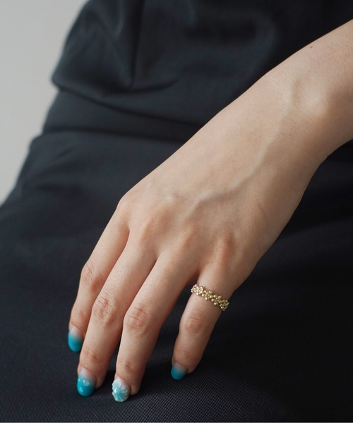 Port（ポート）の「フラワー モチーフ ピンキーリング_（リング・レディース・シルバー/ゴールド/シルバー系その他/ゴールド系その他・FREE）」の10枚目の写真