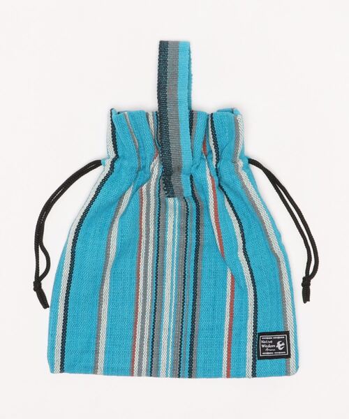 チャイハネ(チャイハネ)の「【チャイハネ】ティパール巾着バッグ(ハンドバッグ・レディース・ベージュ/パープル/グレー/レッド/イエロー/ブルー・FREE)」の4枚目の写真