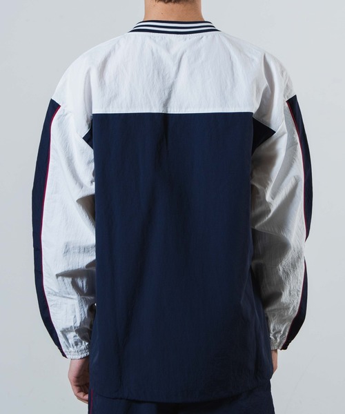 le coq sportif（ルコックスポルティフ）の「∴WEGO/別注le coq sportifナイロンプルオーバー（スウェット・メンズ・ネイビー・MEDIUM/LARGE）」の11枚目の写真