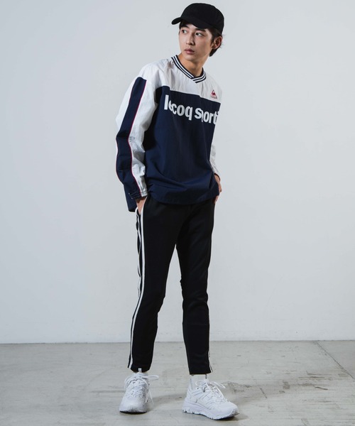 le coq sportif（ルコックスポルティフ）の「∴WEGO/別注le coq sportifナイロンプルオーバー（スウェット・メンズ・ネイビー・MEDIUM/LARGE）」の12枚目の写真