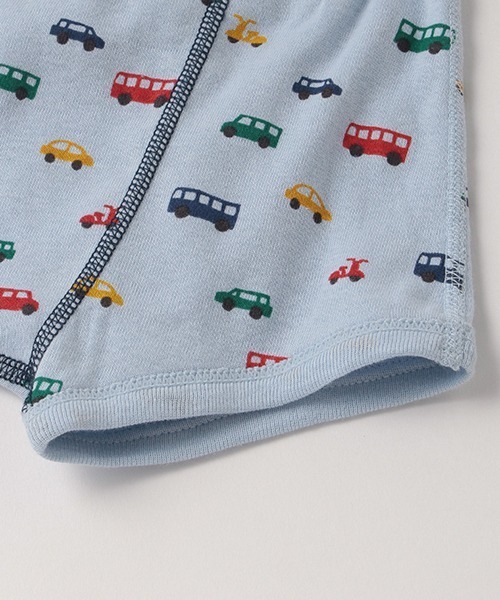 petit main（プティマイン）の「オーガニックコットン BOYSパンツ2枚セット（ボクサーパンツ・キッズ・ライトブルー/モスグリーン・100cm/130cm/90cm/110cm/120cm）」の7枚目の写真