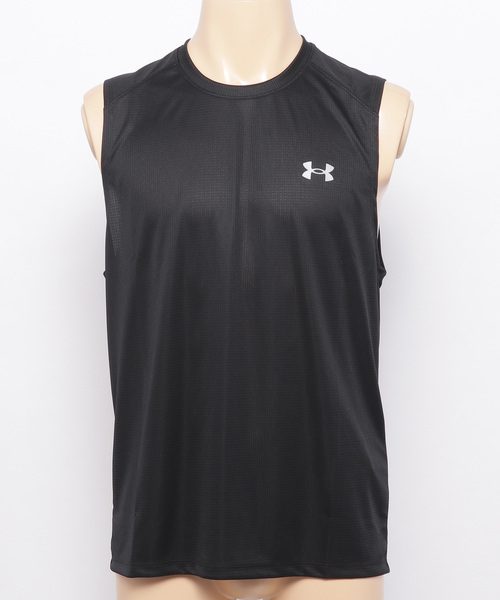 UNDER ARMOUR(アンダーアーマー)の「UAスピードストライド スリーブレス(ランニング/MEN)(Tシャツ/カットソー・メンズ・ブラック/レッド・XXL/XL/SM/LG/MD)」の2枚目の写真
