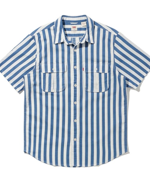 Levi's(リーバイス)の「SS 2PKT SAFARI RLX SHRT CIRCUS STRIPE SA(シャツ/ブラウス・メンズ・ブルー・XL/S/L/M)」の11枚目の写真