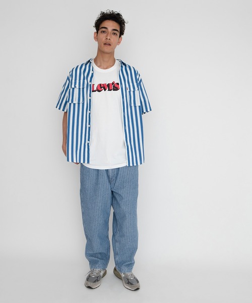 Levi's(リーバイス)の「SS 2PKT SAFARI RLX SHRT CIRCUS STRIPE SA(シャツ/ブラウス・メンズ・ブルー・XL/S/L/M)」の10枚目の写真