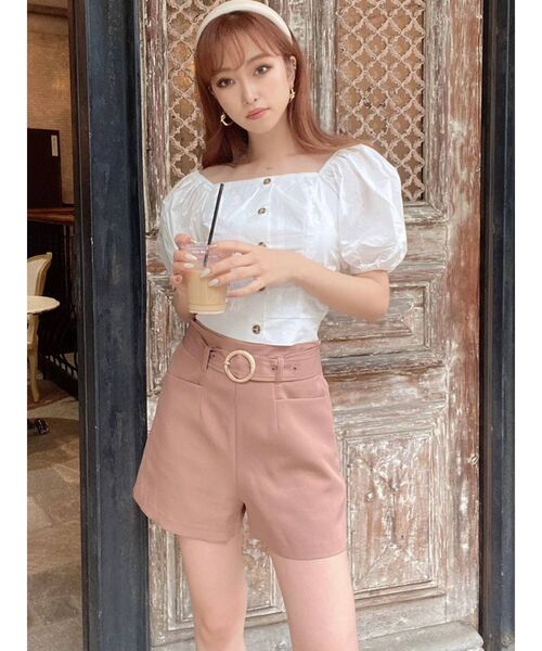 RESEXXY(リゼクシー)の「スクエアネックブラウス(シャツ/ブラウス・レディース・その他1/ブラック/オフホワイト・FREE)」の9枚目の写真