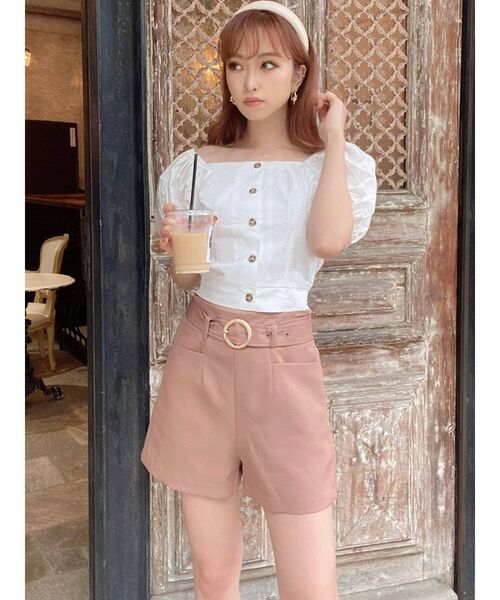 RESEXXY(リゼクシー)の「スクエアネックブラウス(シャツ/ブラウス・レディース・その他1/ブラック/オフホワイト・FREE)」の12枚目の写真