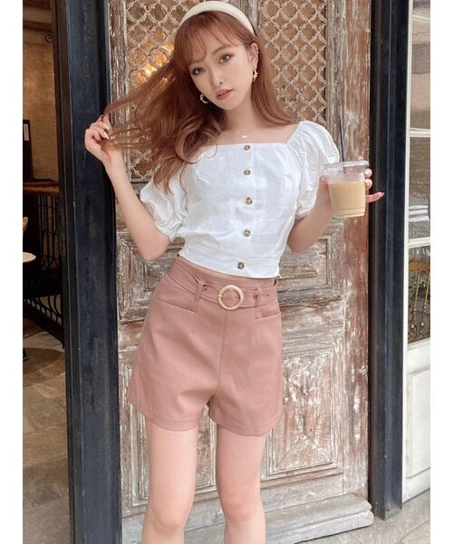 RESEXXY(リゼクシー)の「スクエアネックブラウス(シャツ/ブラウス・レディース・その他1/ブラック/オフホワイト・FREE)」の13枚目の写真