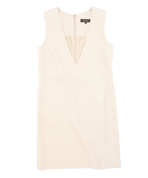 Demi-Luxe BEAMS（デミルクス ビームス）の「Demi-Luxe BEAMS / Vネック ノースリーブワンピース（ワンピース・レディース・ベージュ/ブラック・36/38）」の15枚目の写真