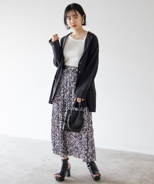 PAGEBOY（ページボーイ）の「ヨウリュウレオパードスカート（スカート・レディース・グレイッシュベージュ/ブラック・FREE）」の13枚目の写真