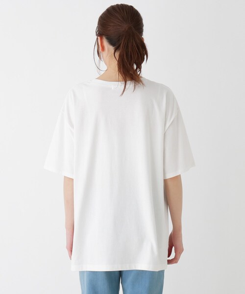 SHOO・LA・RUE（シューラルー）の「◆USAコットンアソートプリントTシャツ（Tシャツ/カットソー・レディース・ブラック/ナチュラル/ライトパープル/ホワイト系その他2・02/03/04）」の8枚目の写真