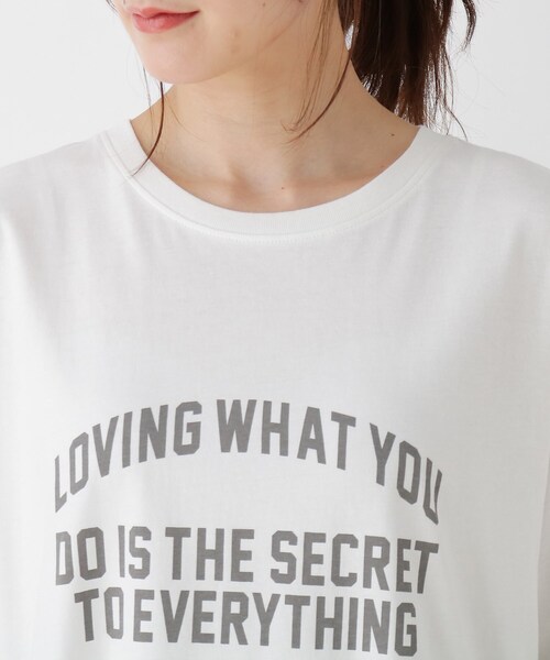 SHOO・LA・RUE（シューラルー）の「◆USAコットンアソートプリントTシャツ（Tシャツ/カットソー・レディース・ブラック/ナチュラル/ライトパープル/ホワイト系その他2・02/03/04）」の9枚目の写真