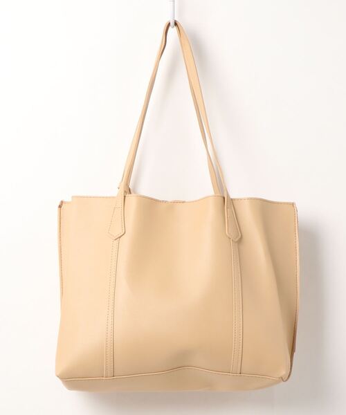 LA VORAGINE（ラ ヴォラジネ）の「スクエアトートバッグ（トートバッグ・レディース・アイボリー/ベージュ/ブラック/ブラウン・FREE）」の11枚目の写真