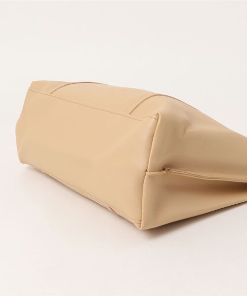 LA VORAGINE（ラ ヴォラジネ）の「スクエアトートバッグ（トートバッグ・レディース・アイボリー/ベージュ/ブラック/ブラウン・FREE）」の13枚目の写真