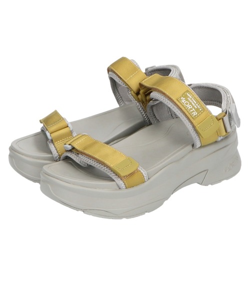 ORiental TRaffic(オリエンタルトラフィック)の「ORTR オーアールティーアール 厚底ベルクロスポーツサンダル 3206(サンダル・レディース・ブラック/ベージュ/グレー・LL/S/M/L)」の22枚目の写真