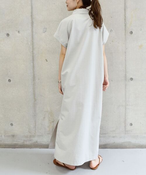wai ships ロングスリーブトップスワンピース SWIM WEAR SHIPS（シップス）の「Wai+:2WAYスリーブロングワンピース