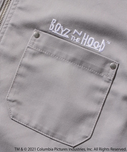 XLARGE（エクストララージ）の「XLARGE×BOYZ N THE HOOD S/S WORK SHIRT（シャツ/ブラウス・メンズ・グレー/ブラック・LARGE/MEDIUM/X-LARGE/SMALL）」の6枚目の写真