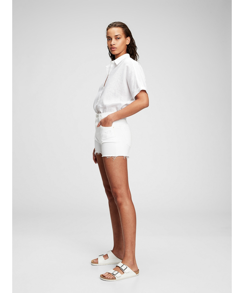 GAP（ギャップ）の「リネン ドルマンシャツ（シャツ/ブラウス・レディース・ホワイト/オレンジ/ブルー・XS/L/S/M/XXS）」の7枚目の写真