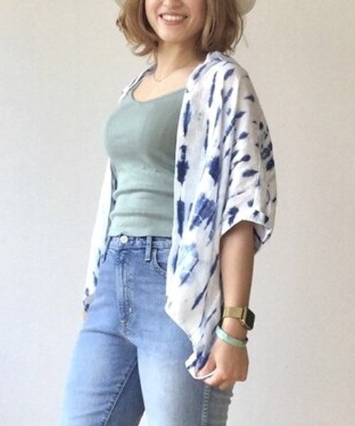 GAP（ギャップ）の「リネン ドルマンシャツ（シャツ/ブラウス・レディース・ホワイト/オレンジ/ブルー・XS/L/S/M/XXS）」の2枚目の写真