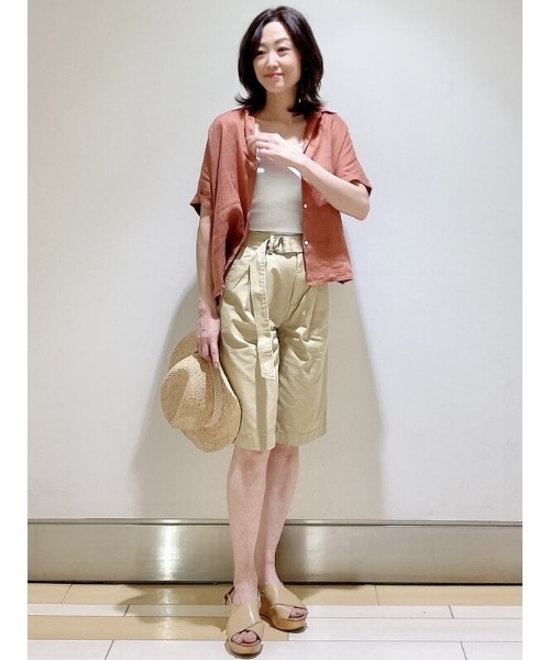 GAP（ギャップ）の「リネン ドルマンシャツ（シャツ/ブラウス・レディース・ホワイト/オレンジ/ブルー・XS/L/S/M/XXS）」の9枚目の写真