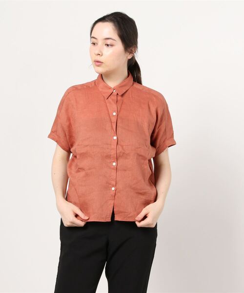 GAP（ギャップ）の「リネン ドルマンシャツ（シャツ/ブラウス・レディース・ホワイト/オレンジ/ブルー・XS/L/S/M/XXS）」の12枚目の写真