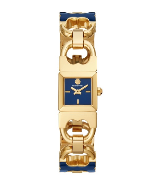Tory Burch Gemini link リバーシブル 腕時計((予約)) 人気商品！ Tory Burch オシャレな Double T Link 腕時計 (Tory Burch