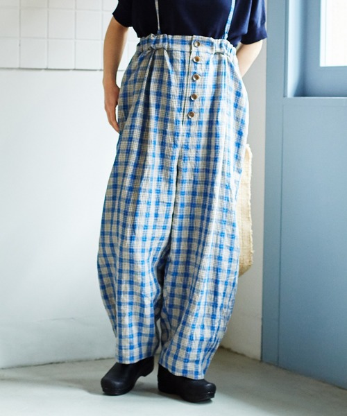 bulle de savon（ビュルデサボン）の「40/LINEN washer スノー