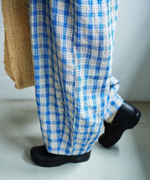 bulle de savon（ビュルデサボン）の「40/LINEN washer スノー