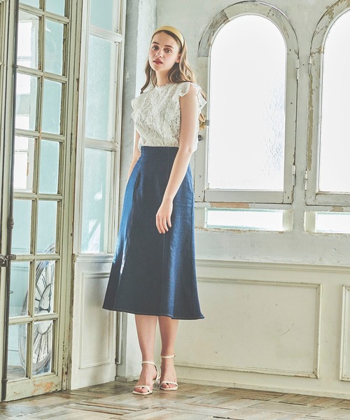 BE RADIANCE（ビーラディエンス）の「レースハイネックブラウス（シャツ/ブラウス・レディース・ホワイト/ブラウン/ピンク・FREE）」の6枚目の写真