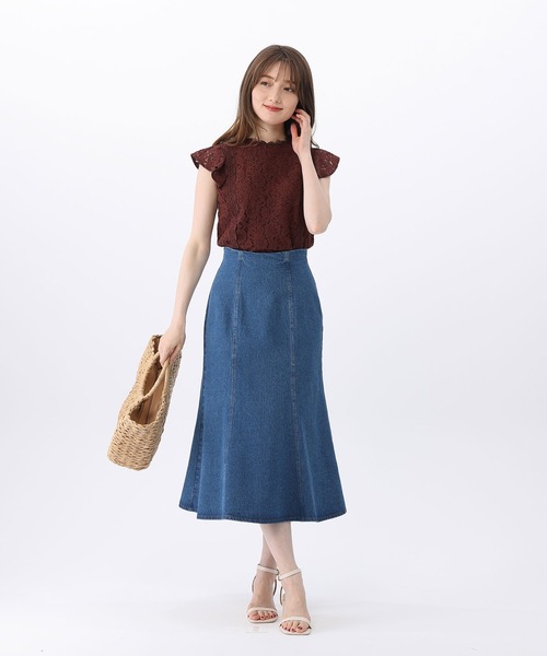 BE RADIANCE（ビーラディエンス）の「レースハイネックブラウス（シャツ/ブラウス・レディース・ホワイト/ブラウン/ピンク・FREE）」の17枚目の写真