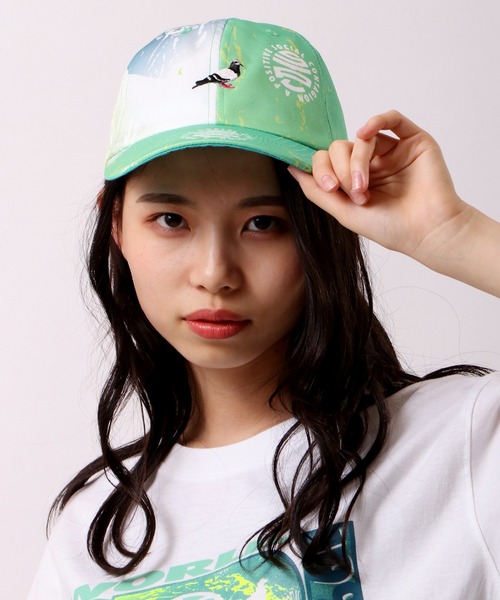 staple(ステイプル)の「【STAPLE】ピジョン刺繍ベイスボール カーブキャップ(キャップ・メンズ・ライム・FREE)」の5枚目の写真