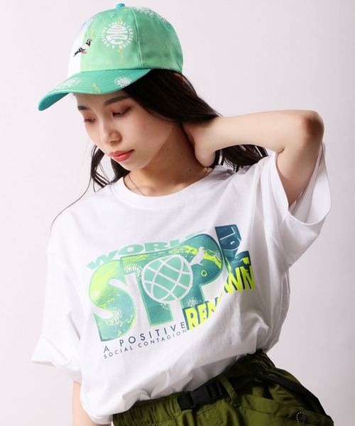 staple(ステイプル)の「【STAPLE】ピジョン刺繍ベイスボール カーブキャップ(キャップ・メンズ・ライム・FREE)」の9枚目の写真