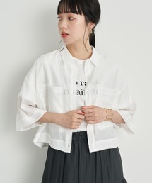 earth music&ecology | シアーショートシャツ ＊(シャツ/ブラウス)