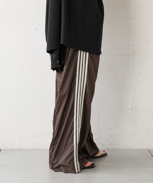 etsinta（エシンタ）の「【etsinta/エシンタ】リメイク切替ジャージーパンツ（その他パンツ・レディース・ブラウン/ブラック/パープル/グリーン・ONE SIZE）」の13枚目の写真