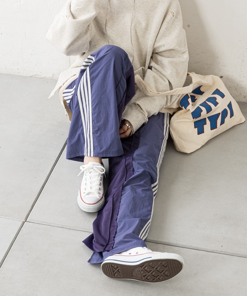 etsinta（エシンタ）の「【etsinta/エシンタ】リメイク切替ジャージーパンツ（その他パンツ・レディース・ブラウン/ブラック/パープル/グリーン・ONE SIZE）」の20枚目の写真