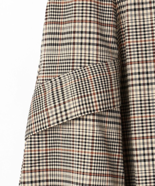 179/WG(イチナナキュウダブルジー)の「配色アシンメトリースカート(スカート・レディース・ネイビー/チェック・M)」の10枚目の写真