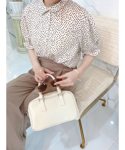 jumelle（ジュメロ）の「スクエアバッグ（ハンドバッグ・レディース・ホワイト/ブラック・FREE）」の21枚目の写真