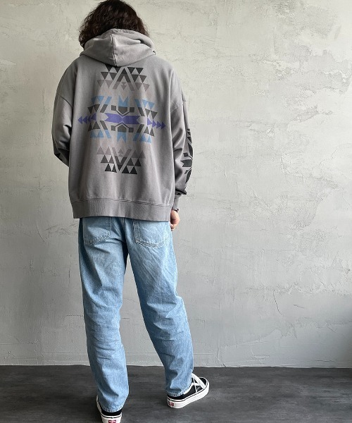 PENDLETON（ペンドルトン）の「【Begin 12月号掲載】[PENDLETON/ペンドルトン] 別注 バックプリント スウェットパーカー（パーカー・レディース・ホワイト/ブラック/ネイビー/グレー・S/M/L/XL）」の15枚目の写真