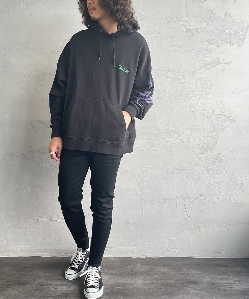 PENDLETON（ペンドルトン）の「【Begin 12月号掲載】[PENDLETON/ペンドルトン] 別注 バックプリント スウェットパーカー（パーカー・レディース・ホワイト/ブラック/ネイビー/グレー・S/M/L/XL）」の20枚目の写真