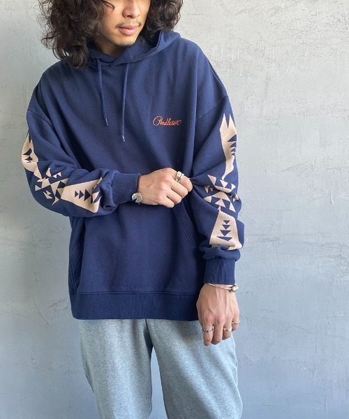 PENDLETON（ペンドルトン）の「【Begin 12月号掲載】[PENDLETON/ペンドルトン] 別注 バックプリント スウェットパーカー（パーカー・レディース・ホワイト/ブラック/ネイビー/グレー・S/M/L/XL）」の16枚目の写真