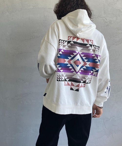 PENDLETON（ペンドルトン）の「【Begin 12月号掲載】[PENDLETON/ペンドルトン] 別注 バックプリント スウェットパーカー（パーカー・レディース・ホワイト/ブラック/ネイビー/グレー・S/M/L/XL）」の19枚目の写真