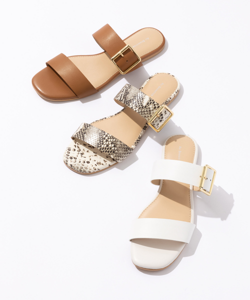 【販売店舗限定】バックルスライドサンダル