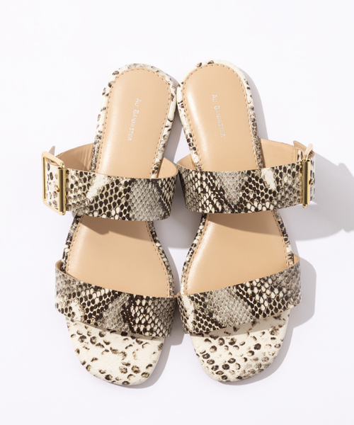 【販売店舗限定】バックルスライドサンダル